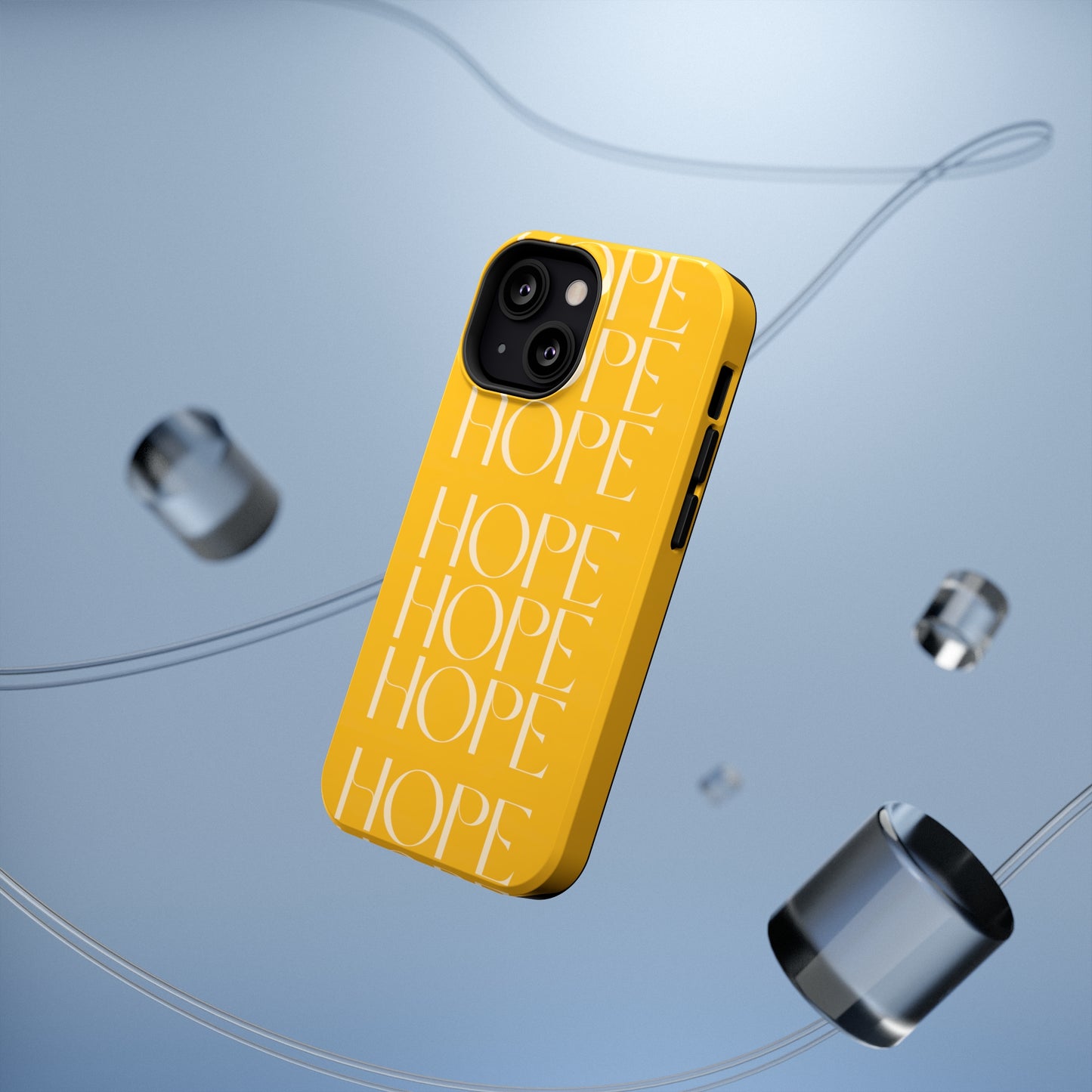 Yellow Message of HOPE Impact-Resistant Cases
