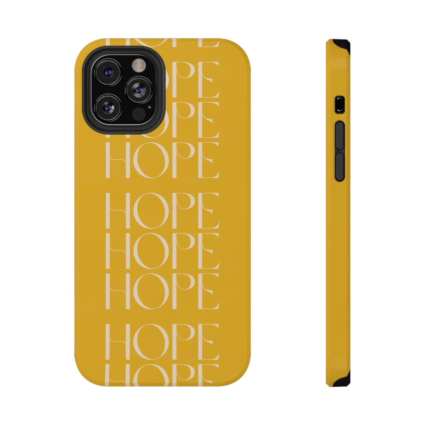Yellow Message of HOPE Impact-Resistant Cases