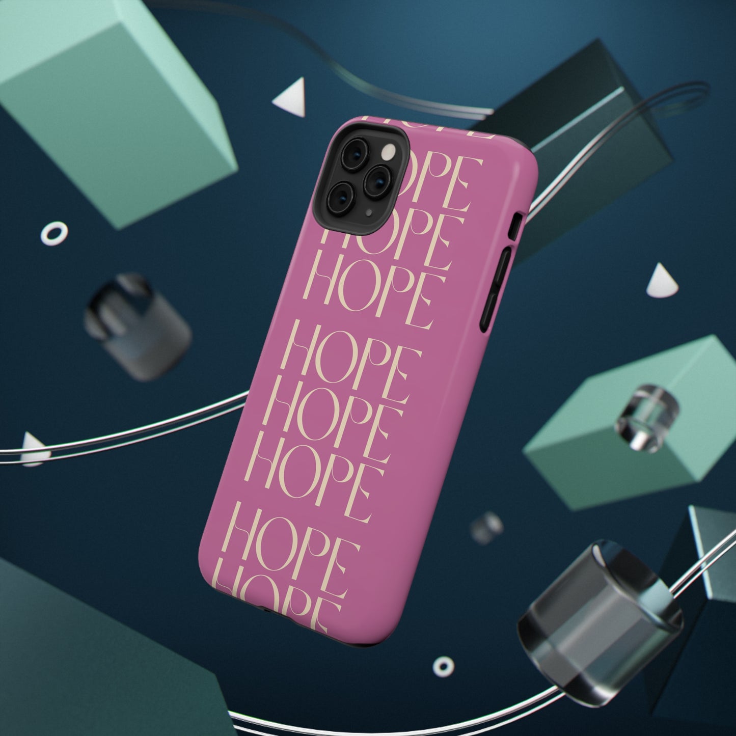Message of HOPE Pink Impact-Resistant Cases