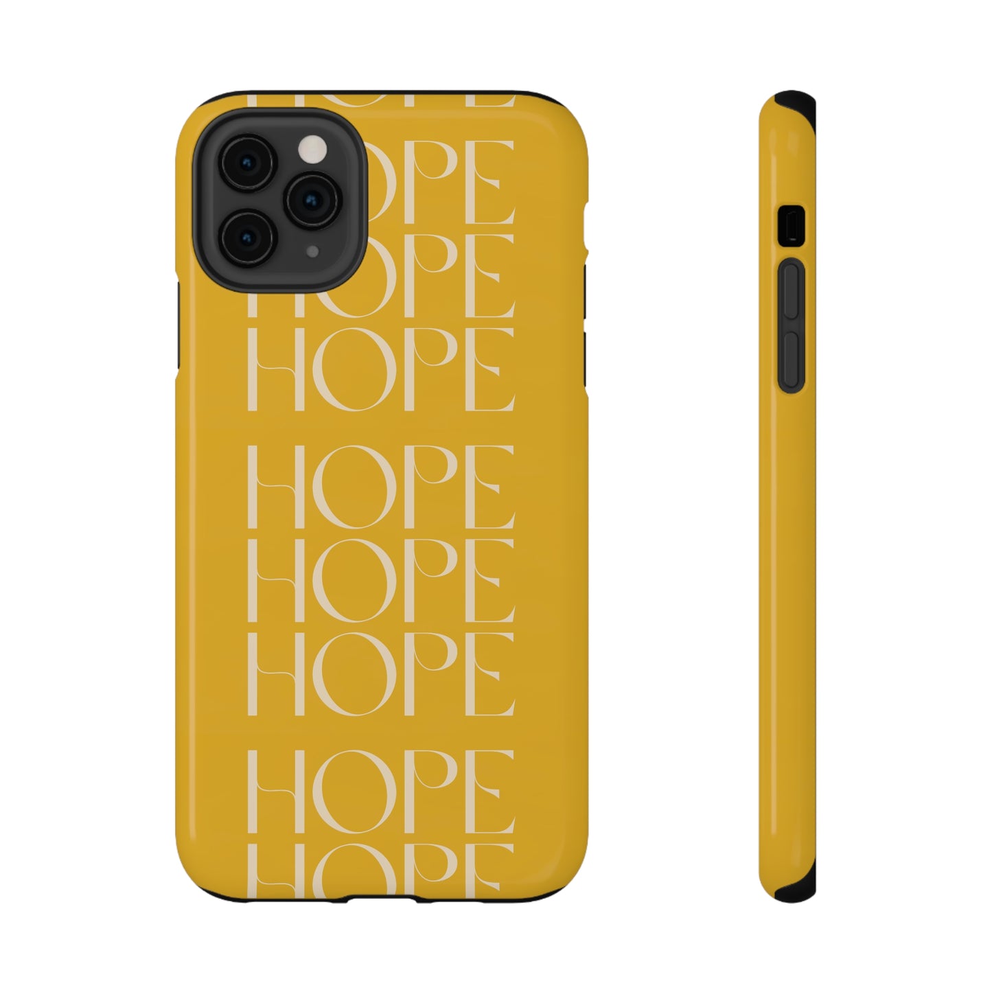 Yellow Message of HOPE Impact-Resistant Cases