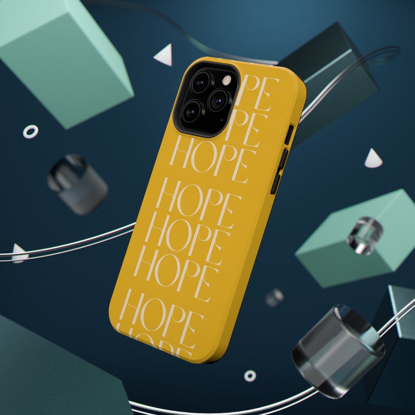 Yellow Message of HOPE Impact-Resistant Cases