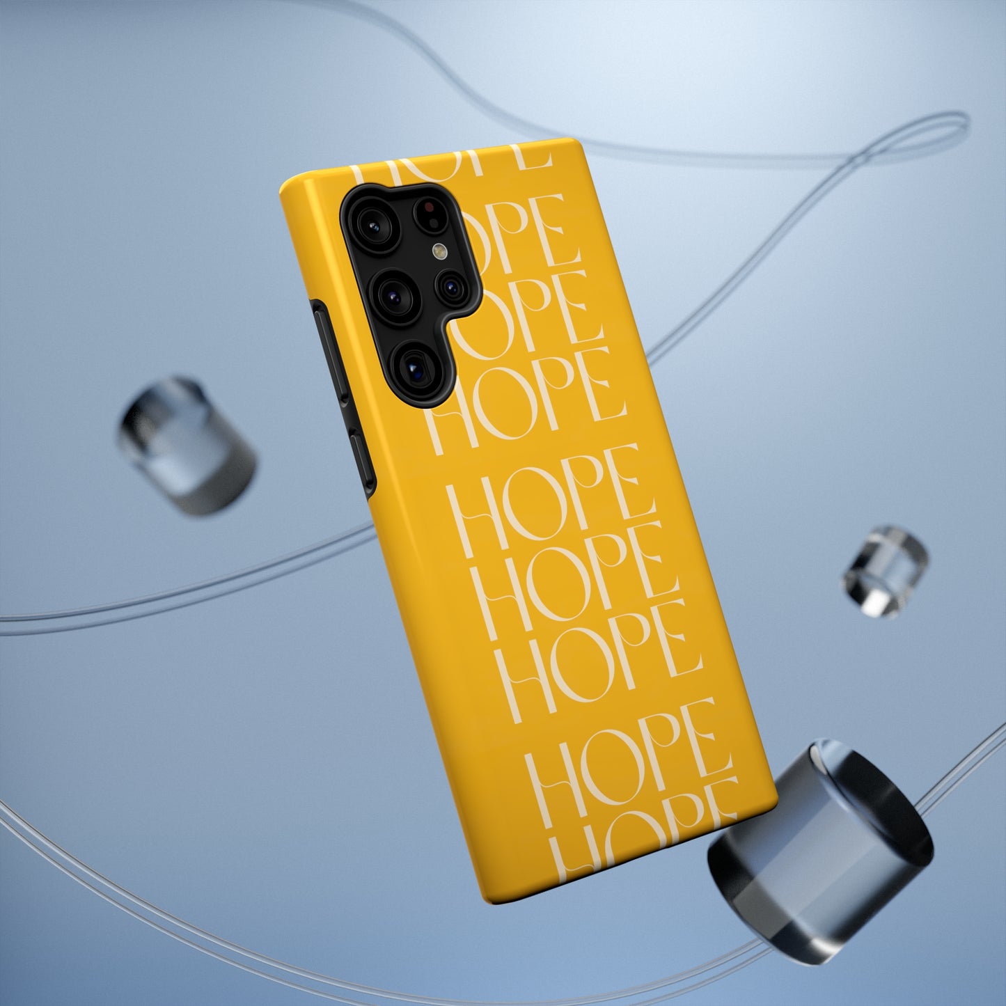 Yellow Message of HOPE Impact-Resistant Cases