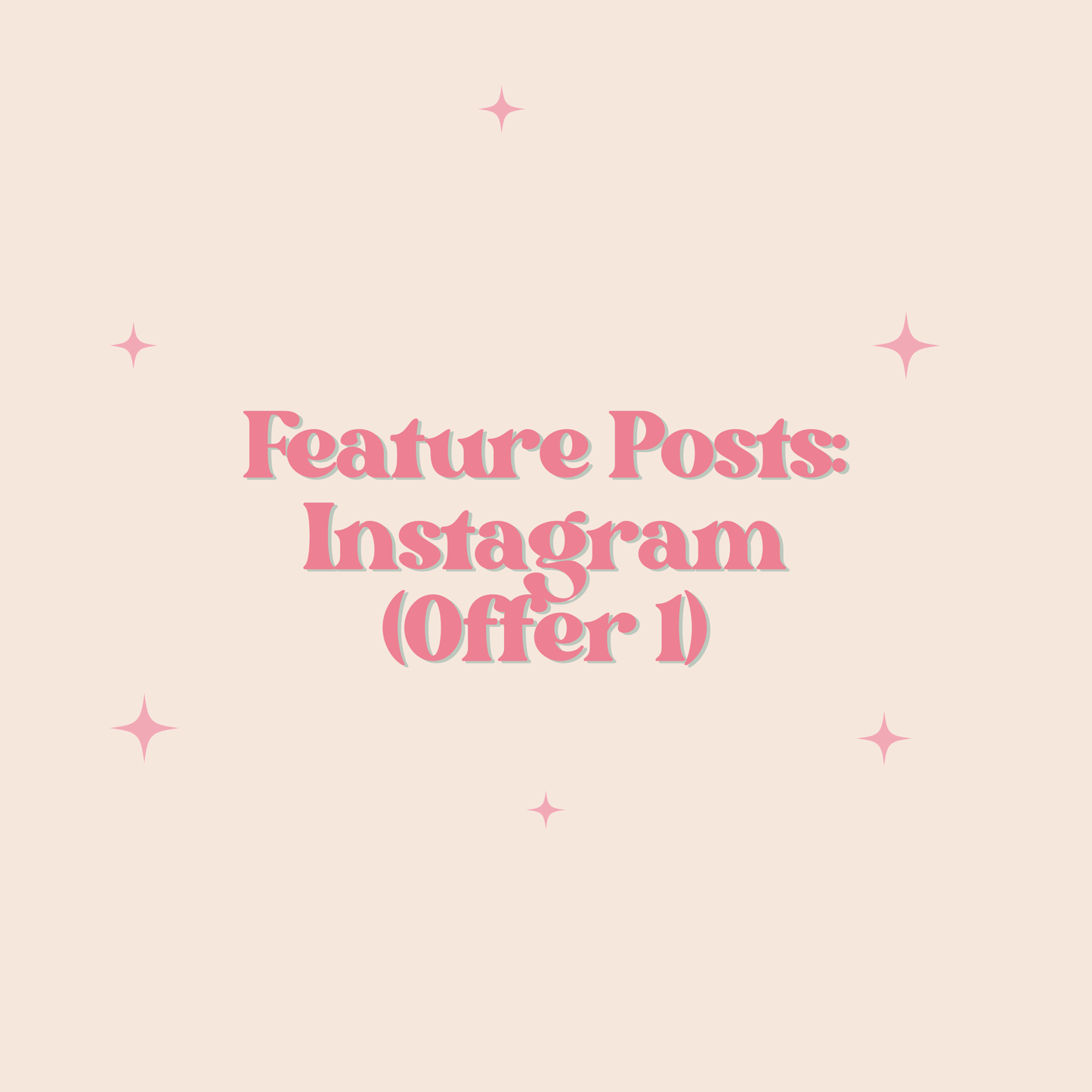 Featured Post on our Instagram channel: Get featured on our Instagram account
