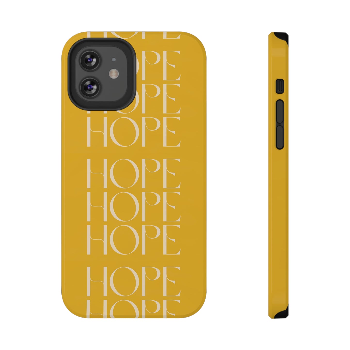 Yellow Message of HOPE Impact-Resistant Cases