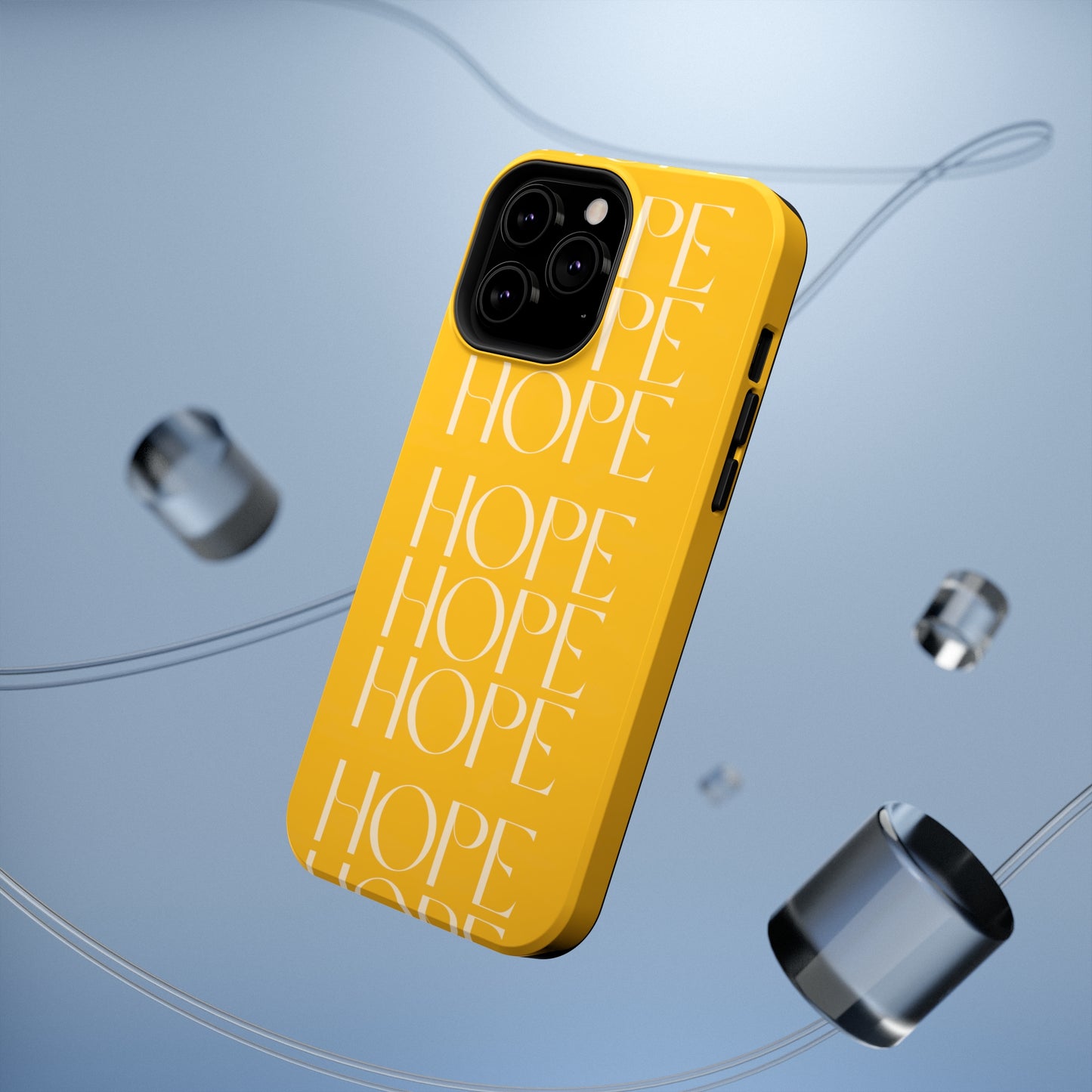 Yellow Message of HOPE Impact-Resistant Cases