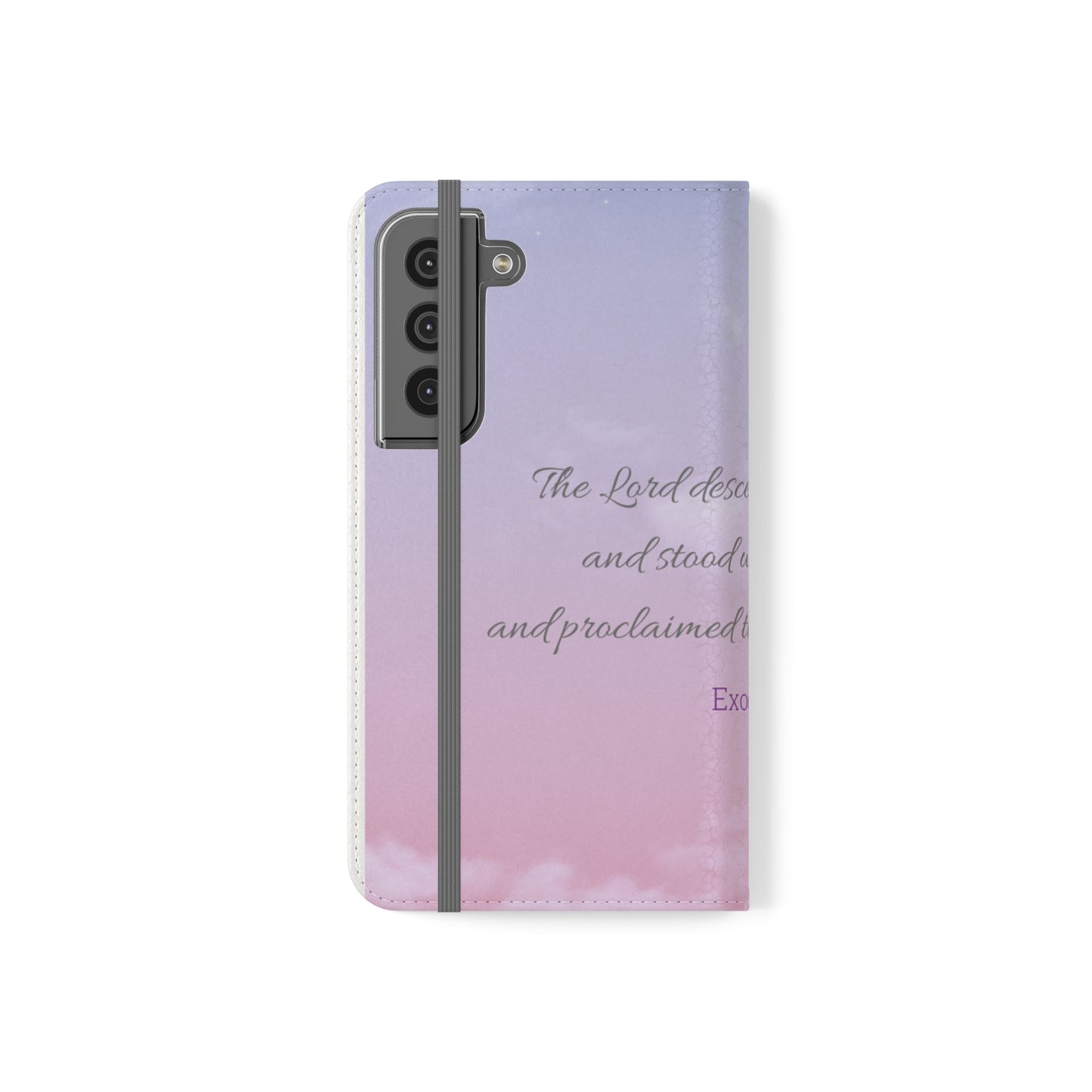 Exodus 34:5 In the Clouds Flip Case