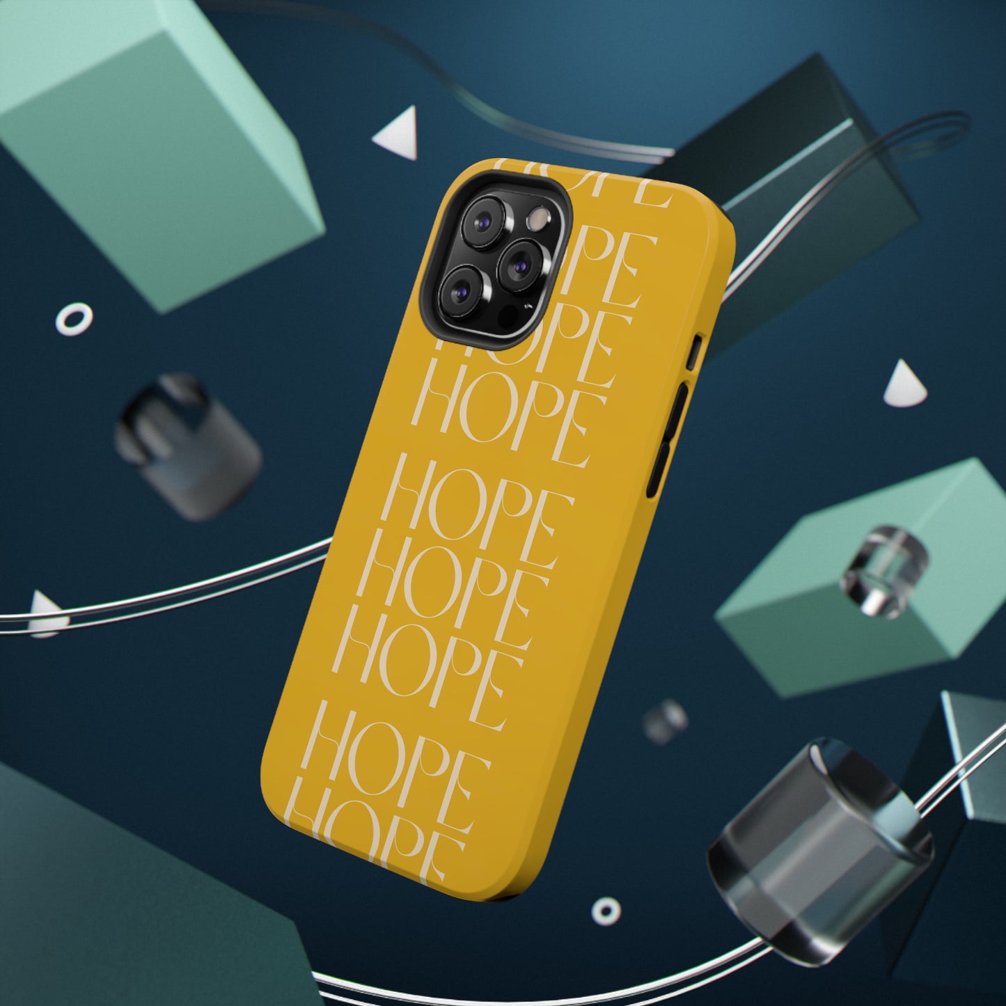 Yellow Message of HOPE Impact-Resistant Cases