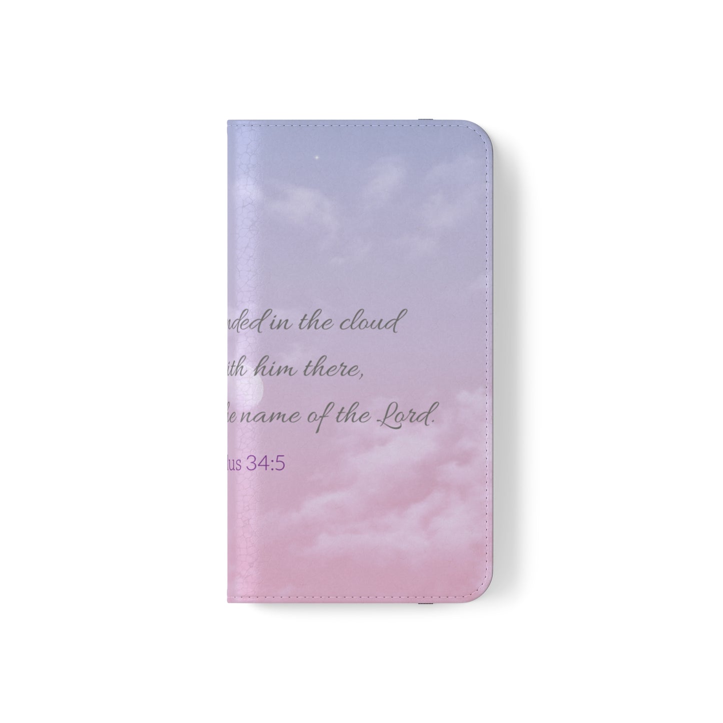 Exodus 34:5 In the Clouds Flip Case