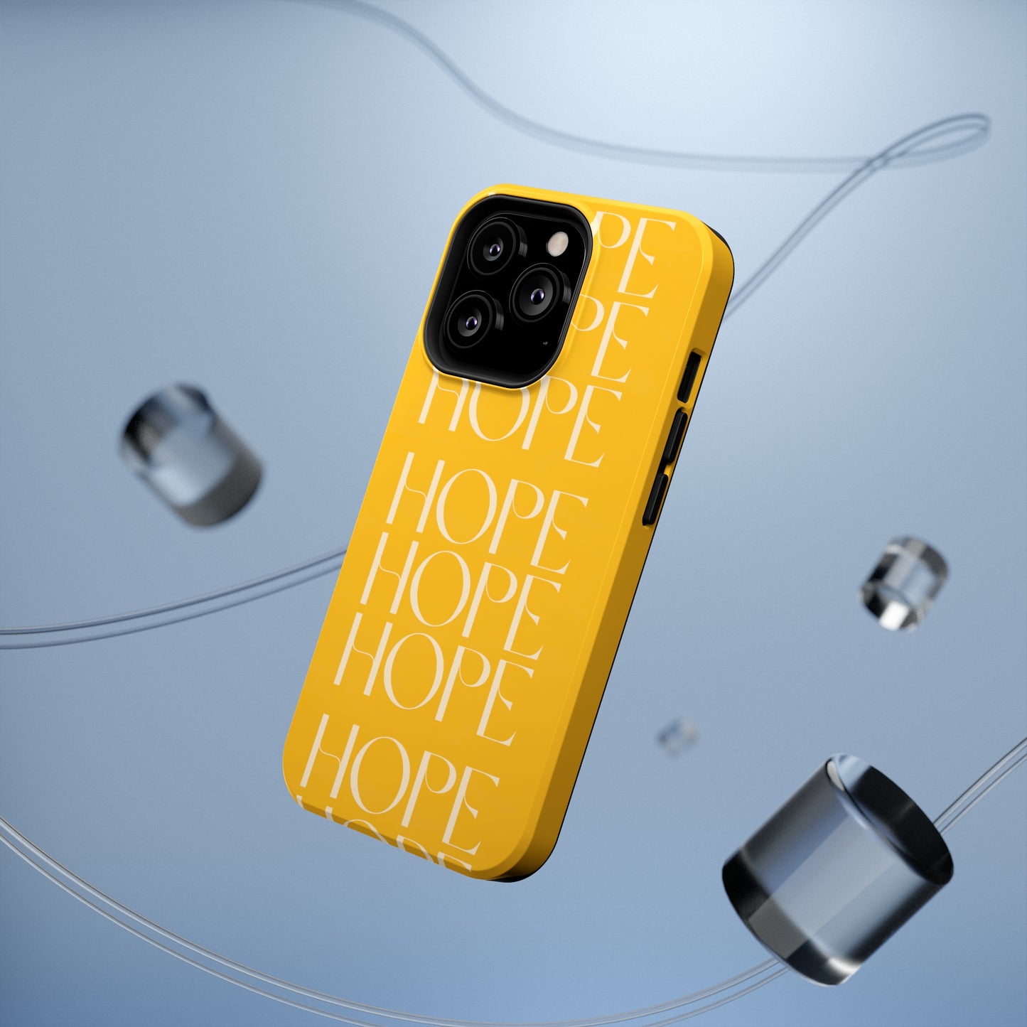 Yellow Message of HOPE Impact-Resistant Cases