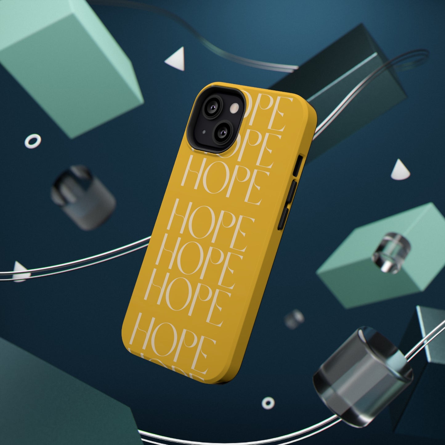 Yellow Message of HOPE Impact-Resistant Cases