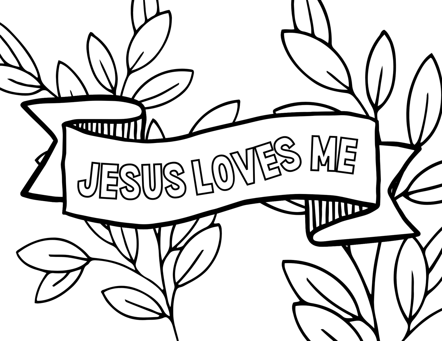 Bible-based Coloring and Learning Pages (42 pc/pages)