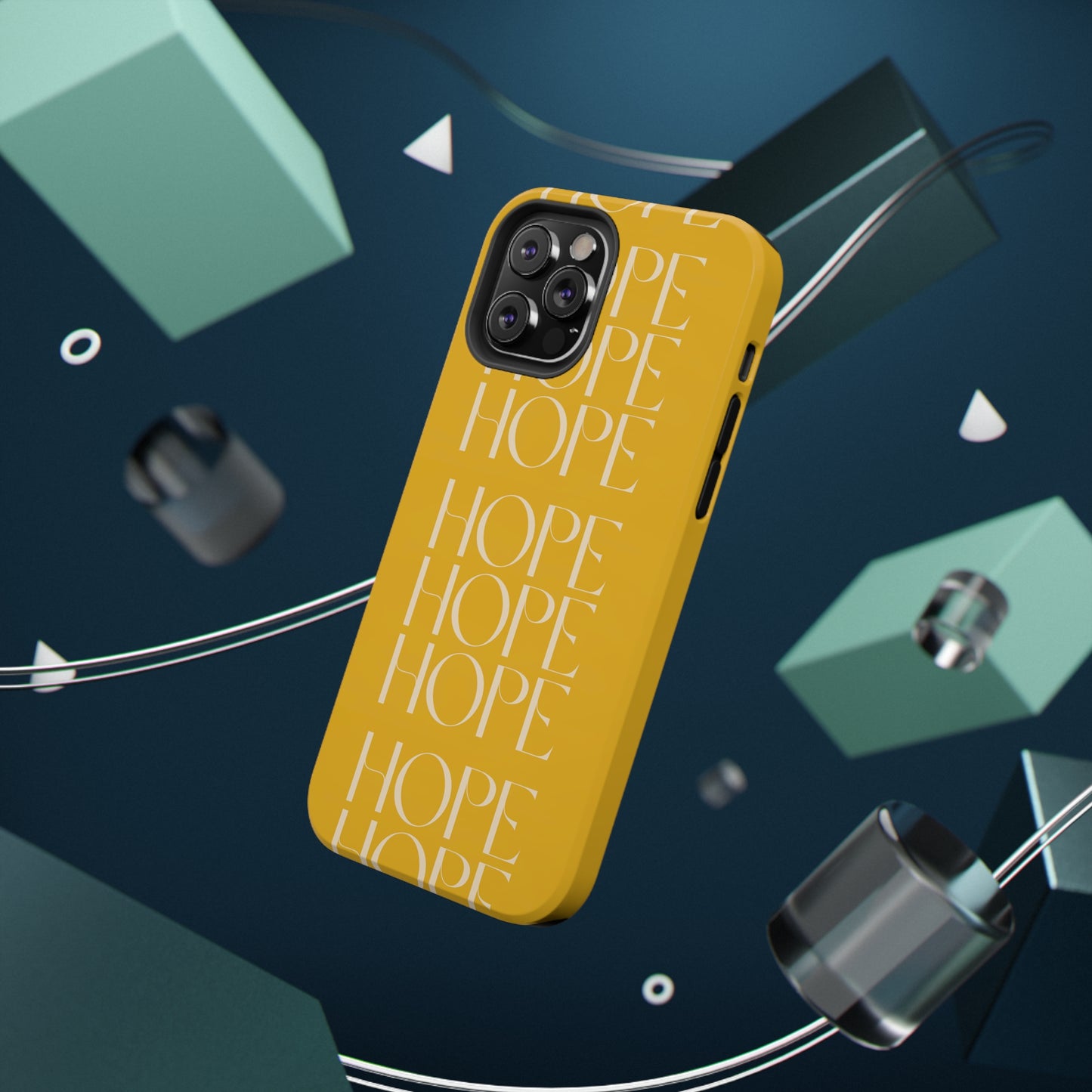 Yellow Message of HOPE Impact-Resistant Cases