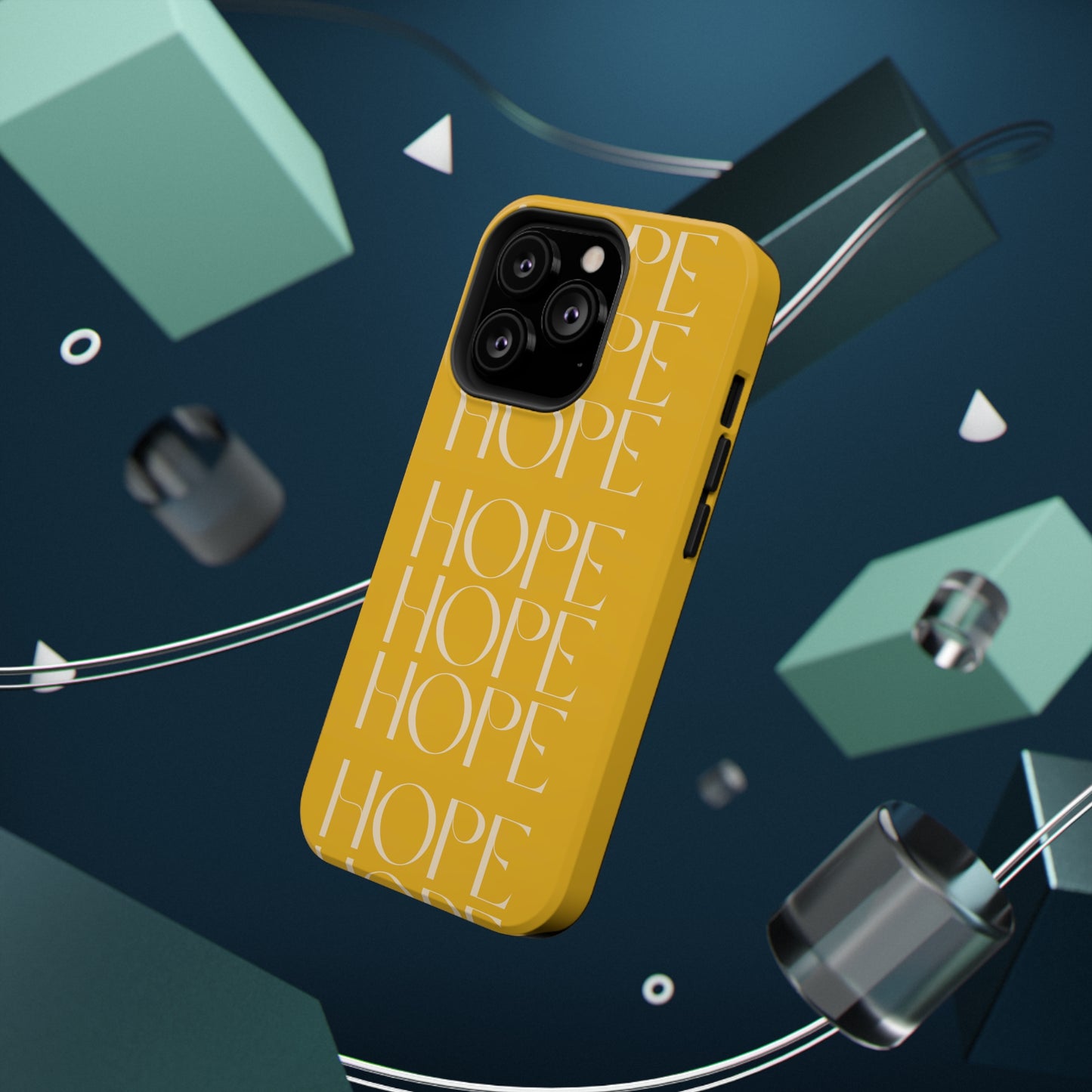 Yellow Message of HOPE Impact-Resistant Cases