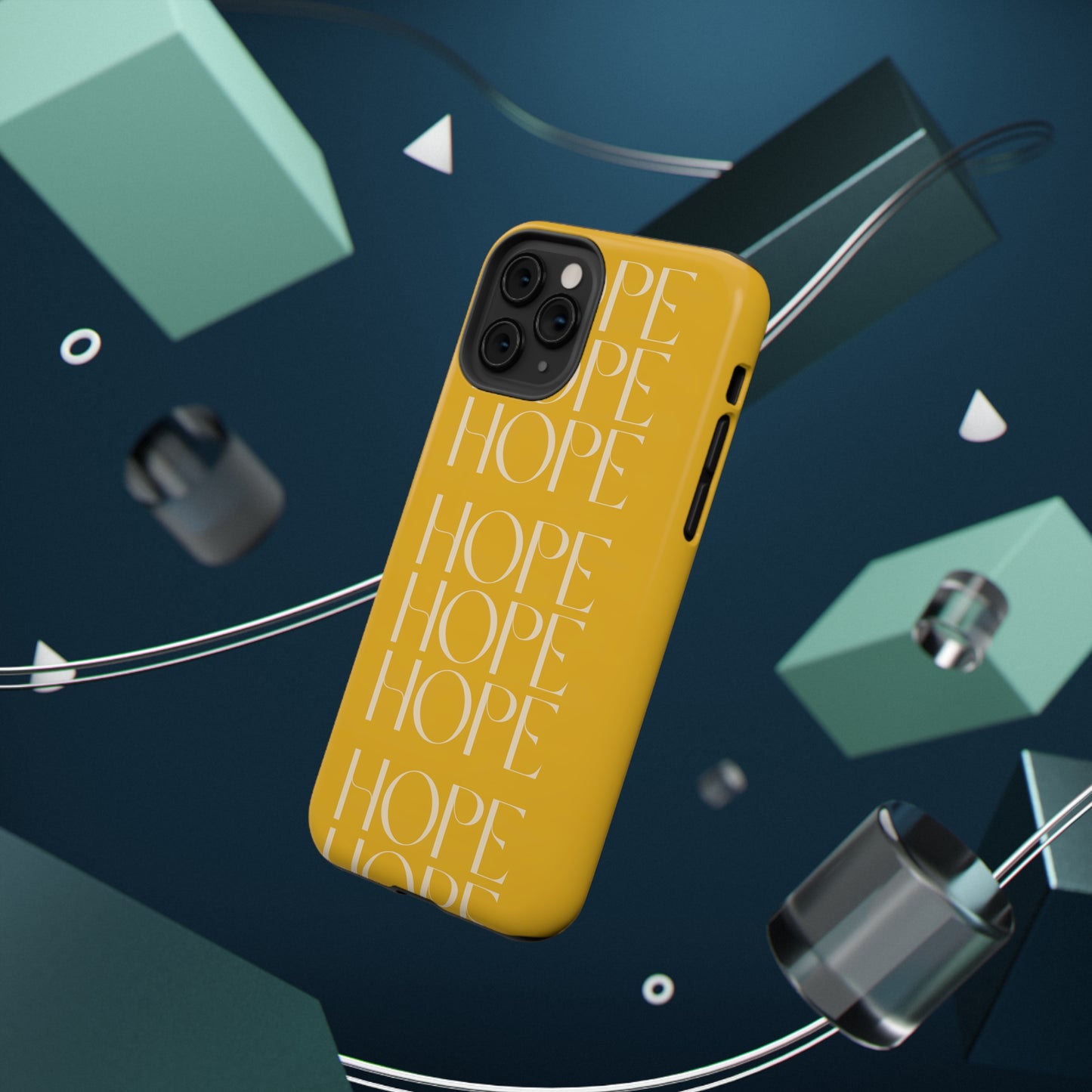 Yellow Message of HOPE Impact-Resistant Cases