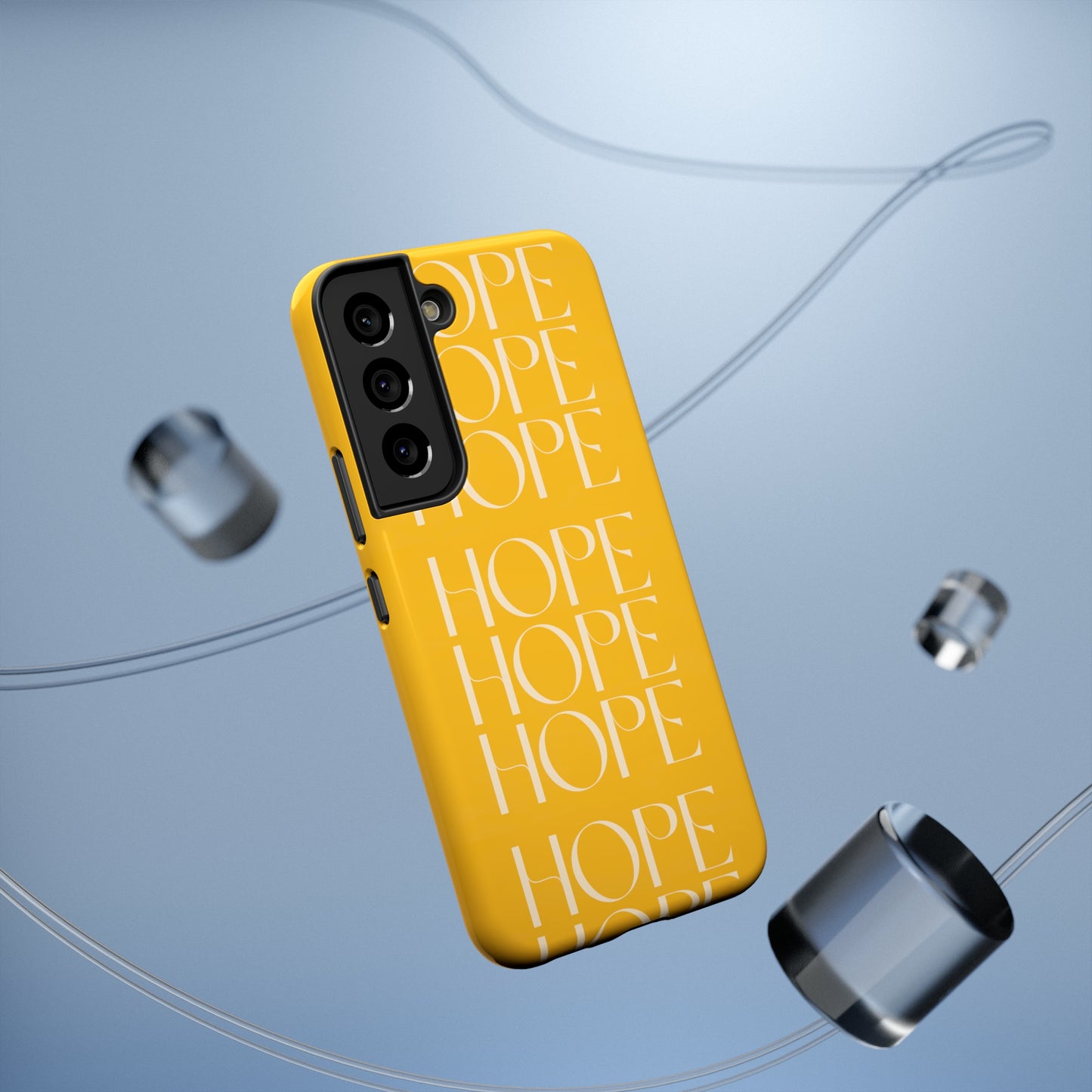 Yellow Message of HOPE Impact-Resistant Cases