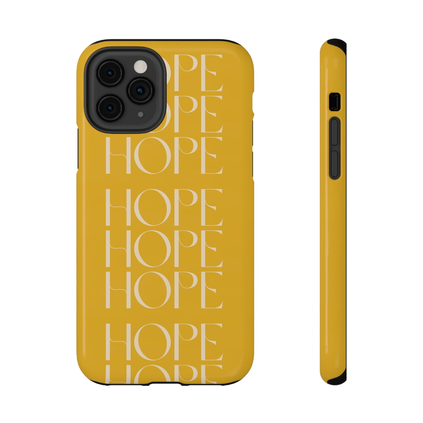 Yellow Message of HOPE Impact-Resistant Cases