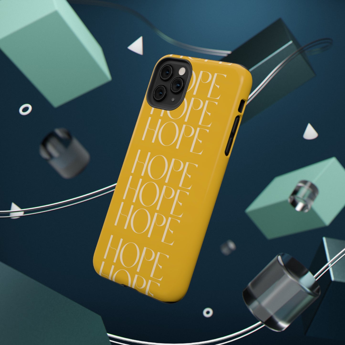 Yellow Message of HOPE Impact-Resistant Cases
