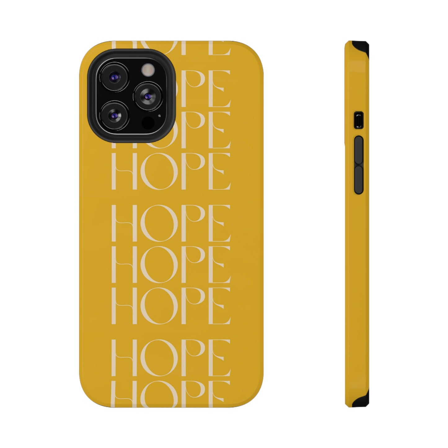 Yellow Message of HOPE Impact-Resistant Cases
