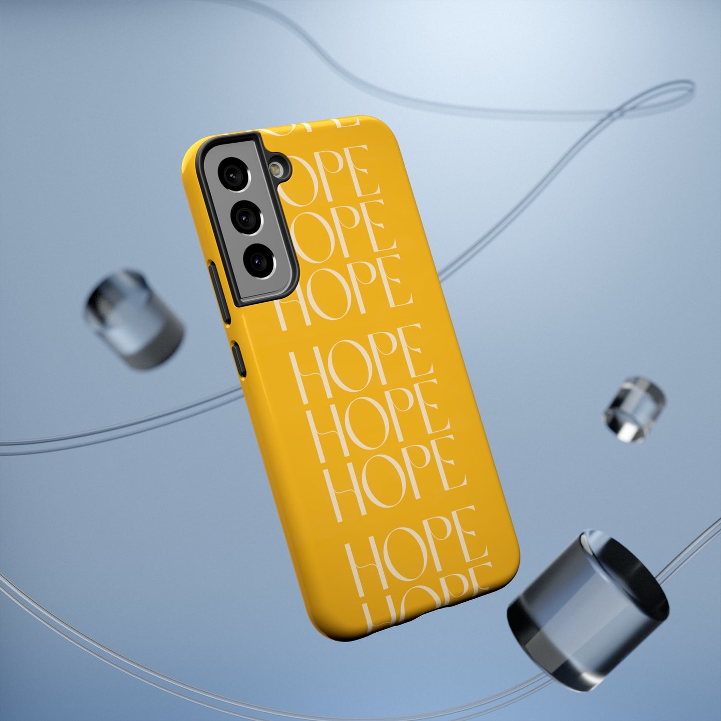 Yellow Message of HOPE Impact-Resistant Cases