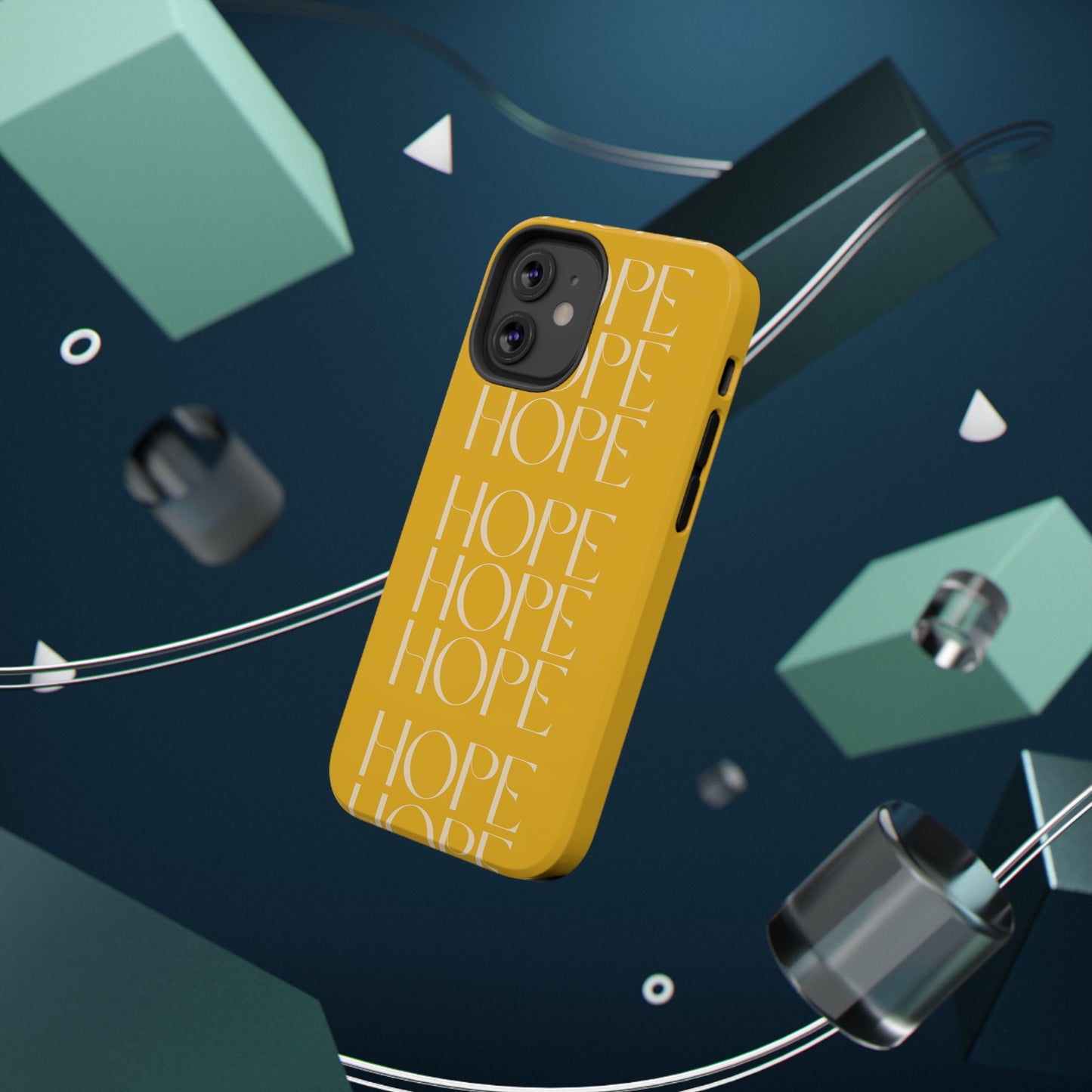 Yellow Message of HOPE Impact-Resistant Cases
