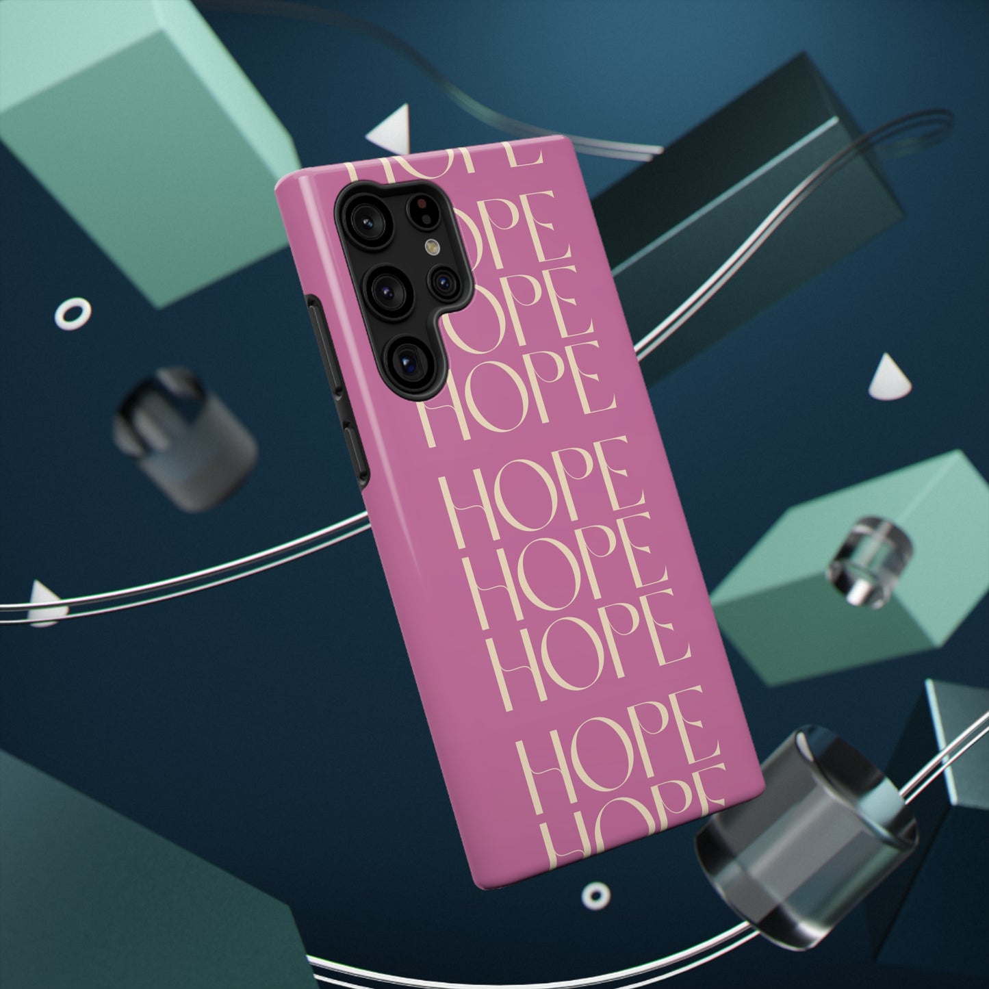 Message of HOPE Pink Impact-Resistant Cases