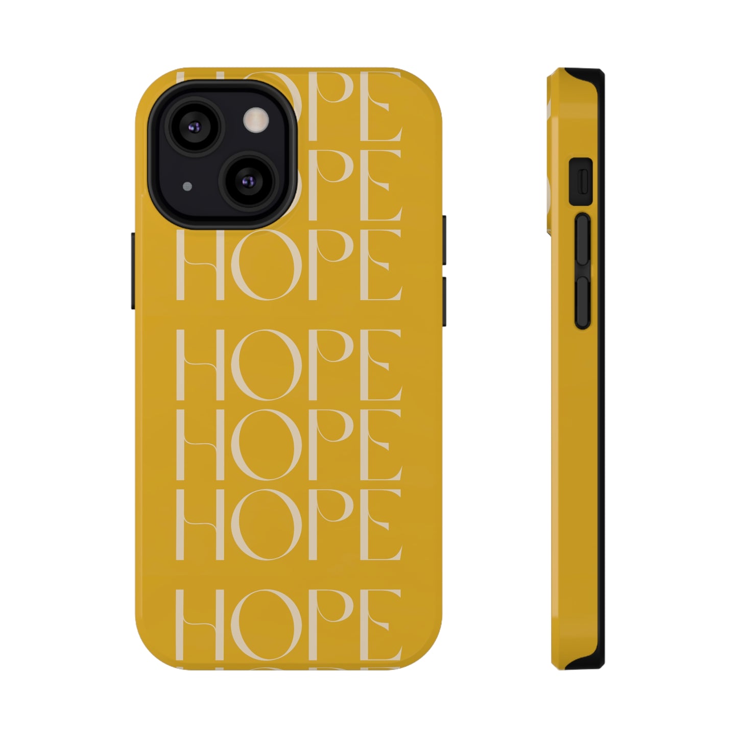 Yellow Message of HOPE Impact-Resistant Cases