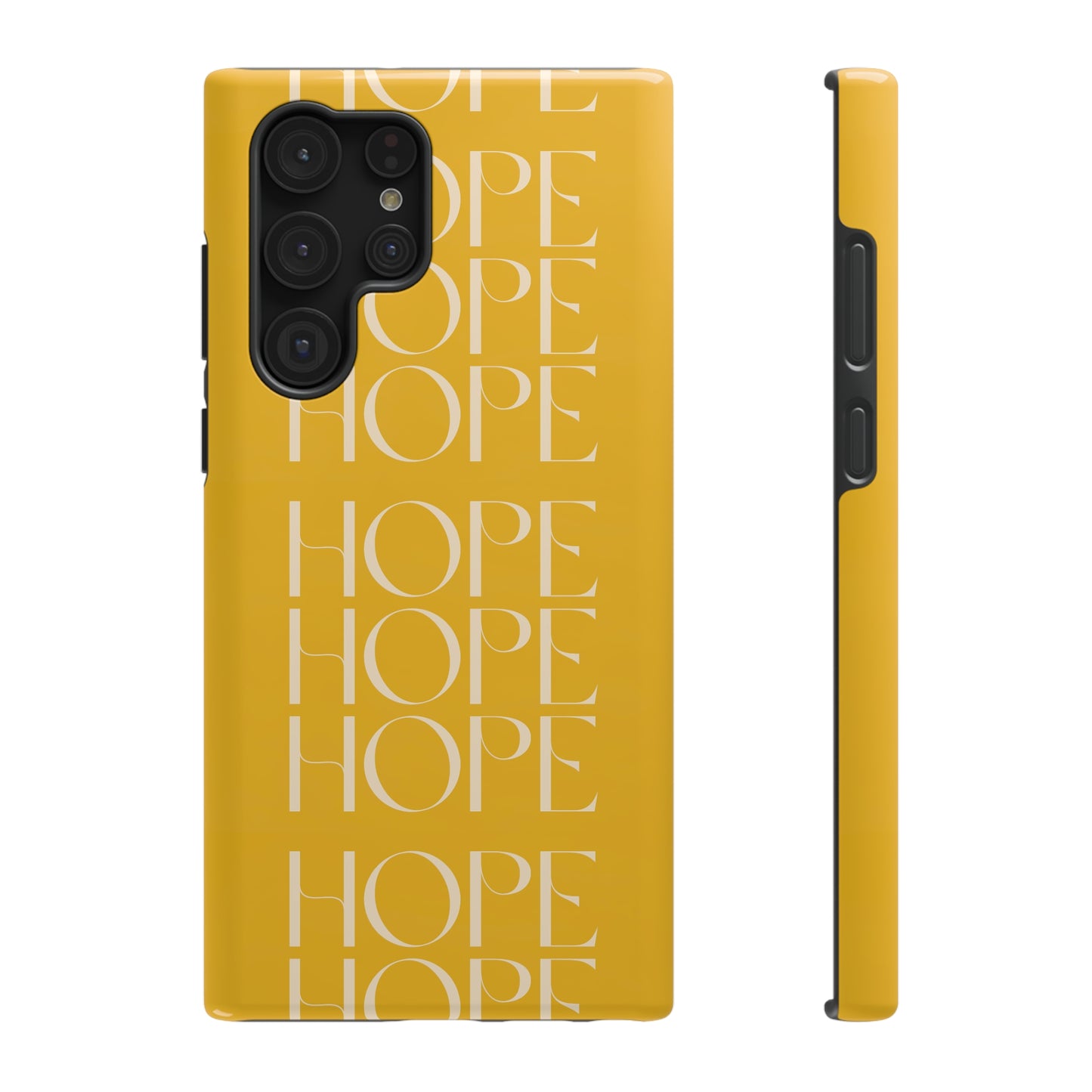 Yellow Message of HOPE Impact-Resistant Cases