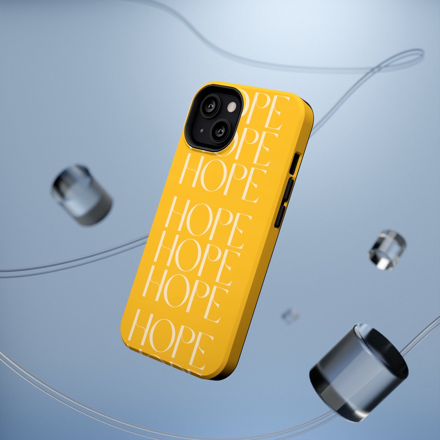 Yellow Message of HOPE Impact-Resistant Cases