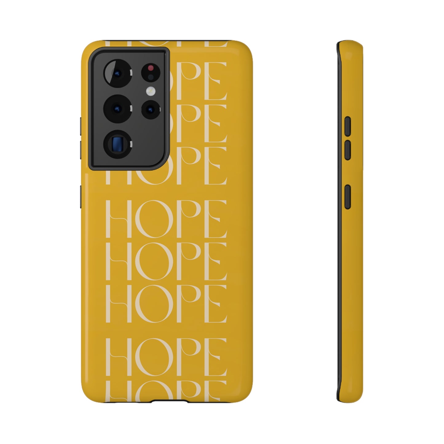 Yellow Message of HOPE Impact-Resistant Cases