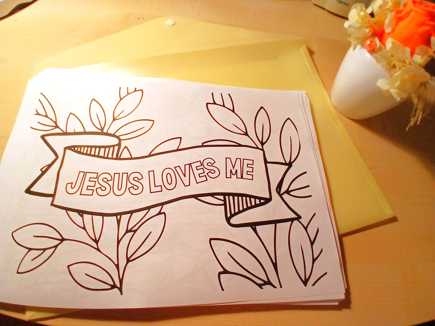 Bible-based Coloring and Learning Pages (42 pc/pages)