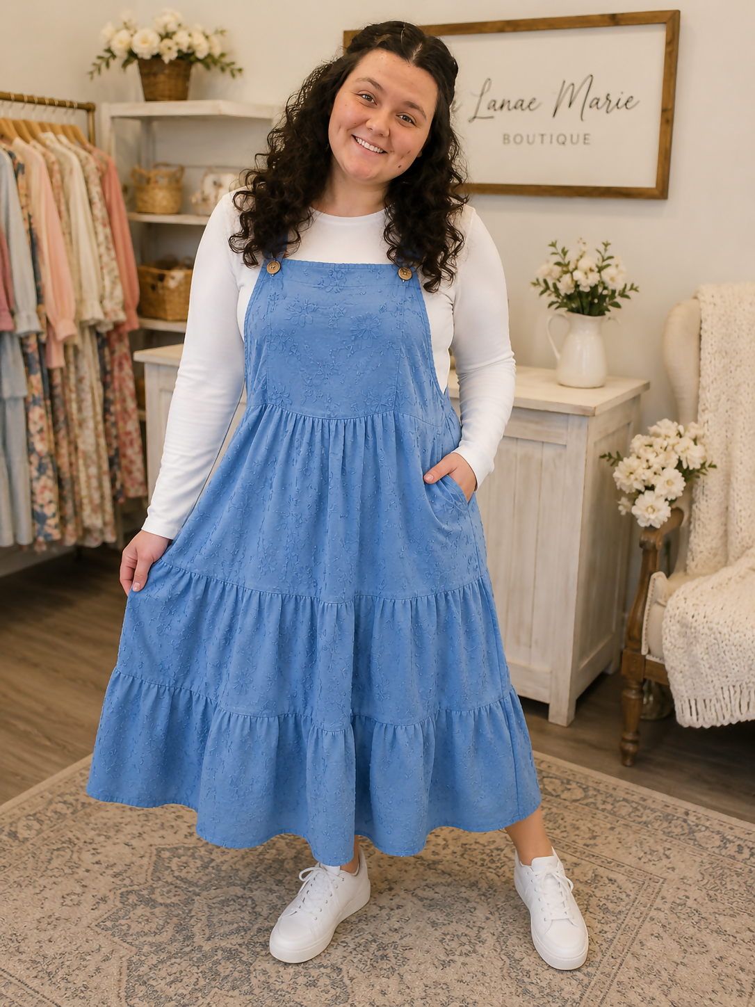 Bluebell Breeze Overall Dress 💙