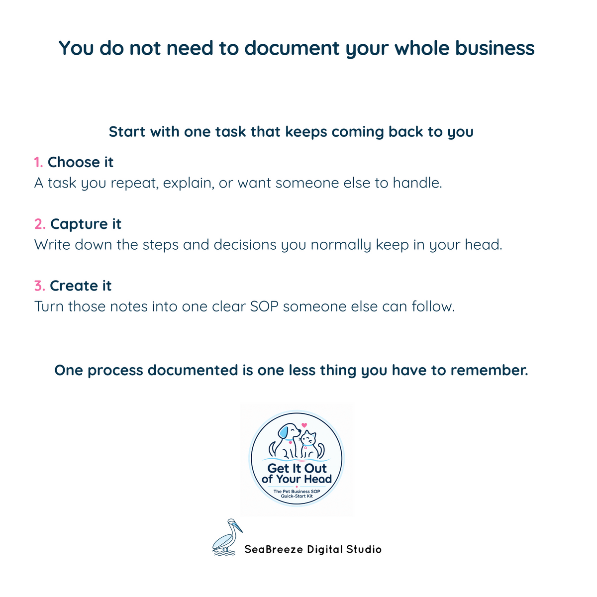Pet Business SOP Template | Editable Standard Operating Procedure Kit